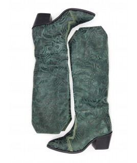 Long Thunder Boots in Green